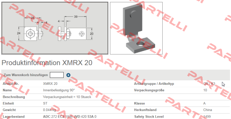 XMRX 20 (1*10)  FlexLink