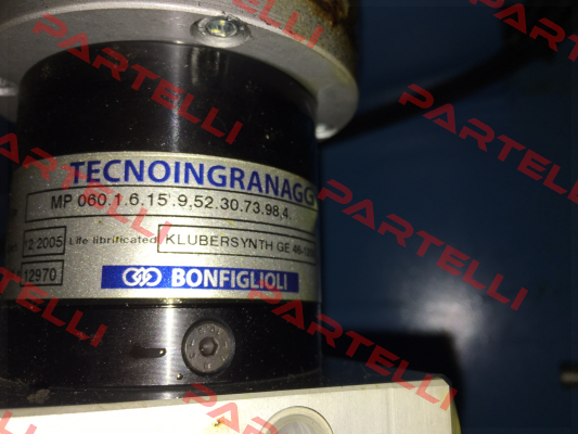 MP 060 1 6 STD 73A CD 9.52 S1 OR SB KE Bonfiglioli