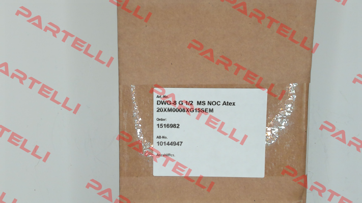 20XM0008XG15SEM // DWG-8 G 1/2" Meister