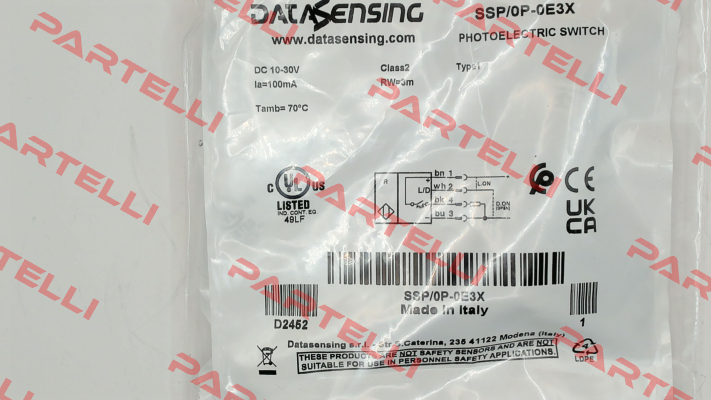 SSP/0P-0E3X Micro Detectors / Diell (now Datasensing)