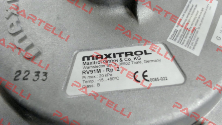 RV 91 M - 1616 - M010 Maxitrol