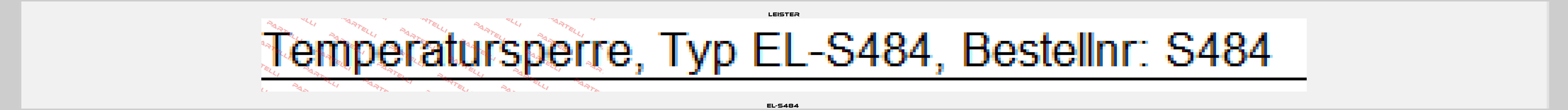 EL-S484  Leister