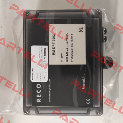 P/N: 10600702, Type: RM-DPT 2002 Reco