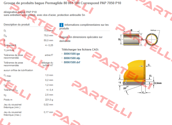 80061500 Permaglide