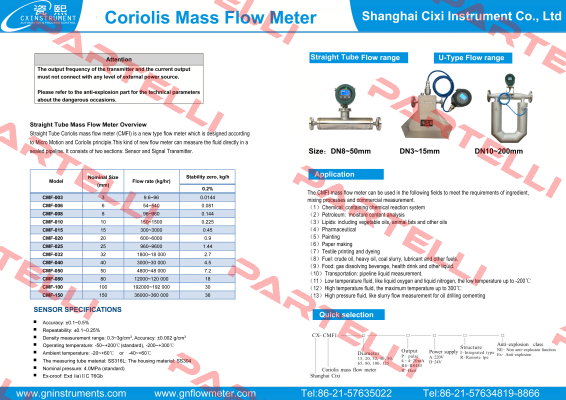 CX-CMFI-40- 4/P/R-I-E (DN 40) CORIOLIS