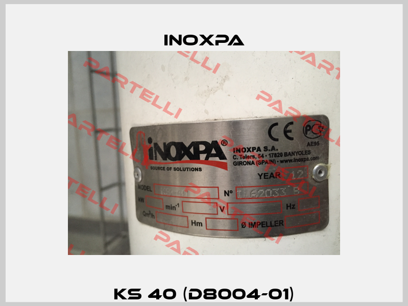 KS 40 (D8004-01) Inoxpa
