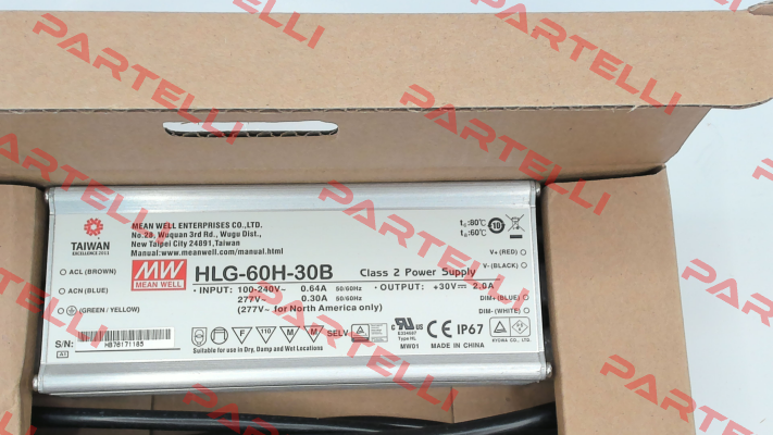 HLG-60H-30B Mean Well