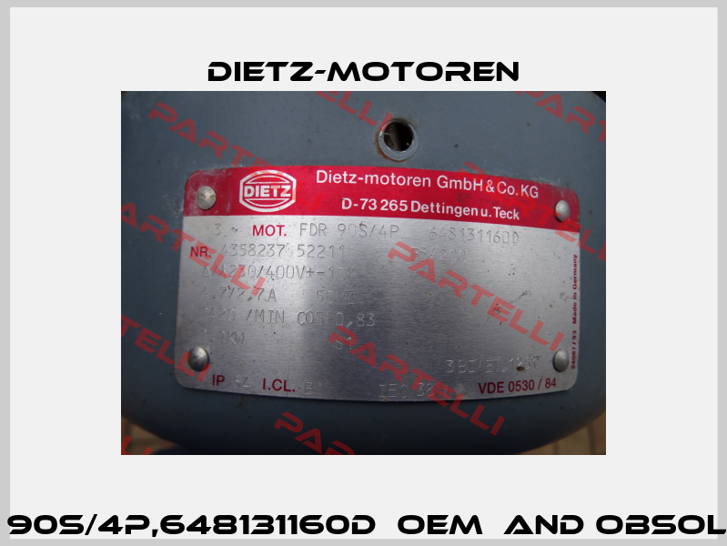 FDR 90S/4P,648131160D  oem  and obsolete  Dietz-Motoren