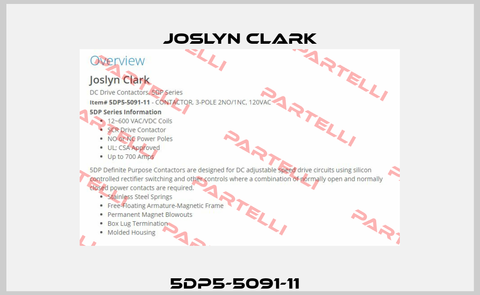 5DP5-5091-11   Joslyn Clark