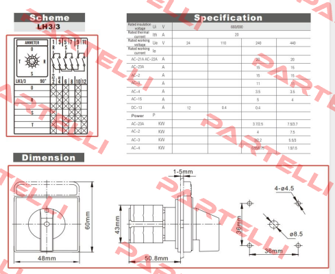 LW26-20 LH3.3A21I CanTak