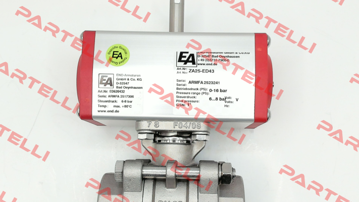ZA25-ED43 End Armaturen