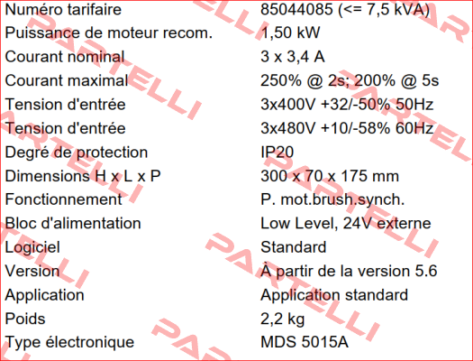 MDS5015A Stober