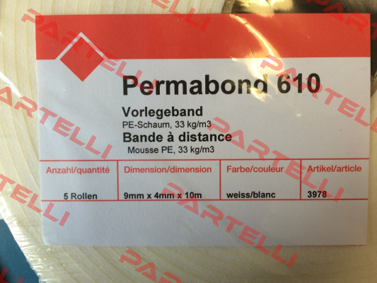 Permabond 610(not available)  Permabond
