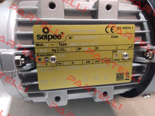 JMK 71B 0.37KW 4P B14 230/400-50 SEIPEE
