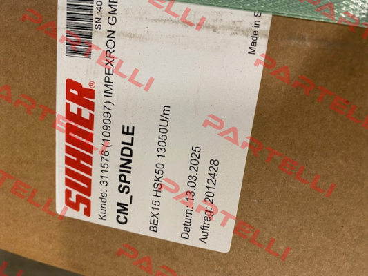 BEX15HSK50-1,5-13050 Suhner