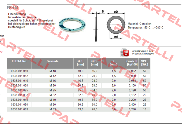 333001025 (1 x 10 pcs.)  Flexa