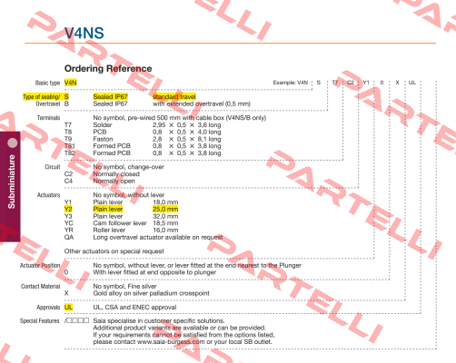 V4NSY2 Saia-Burgess