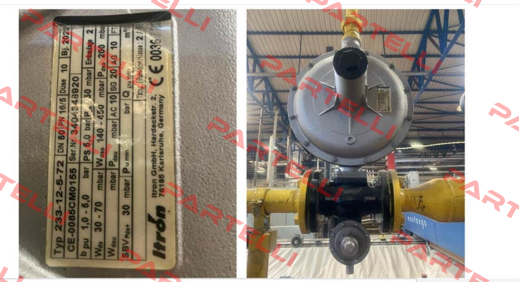 233-12-5-72 DN50 PN 16/5 Itron