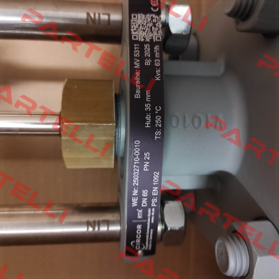MV 5311 DN 65 PN 25 RTK Regeltechnik