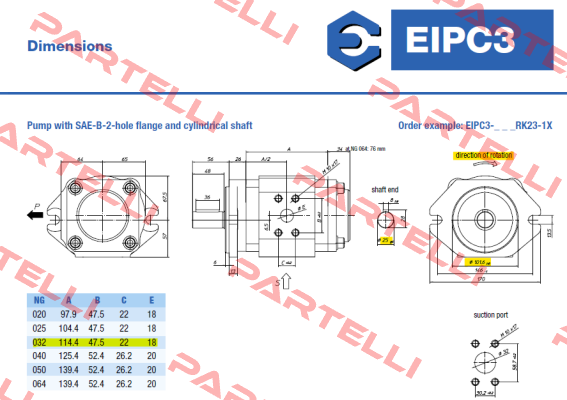 EIPC3-032RA23-10 6000300207 Eckerle