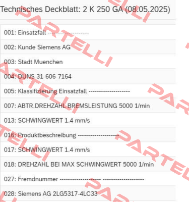 2K250GA// 4161 071 0605 Zf