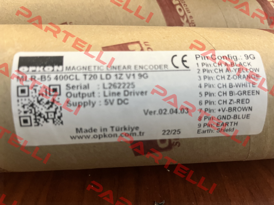 MLR-B5 400CL T20 LD 1ZV1 9G Opkon