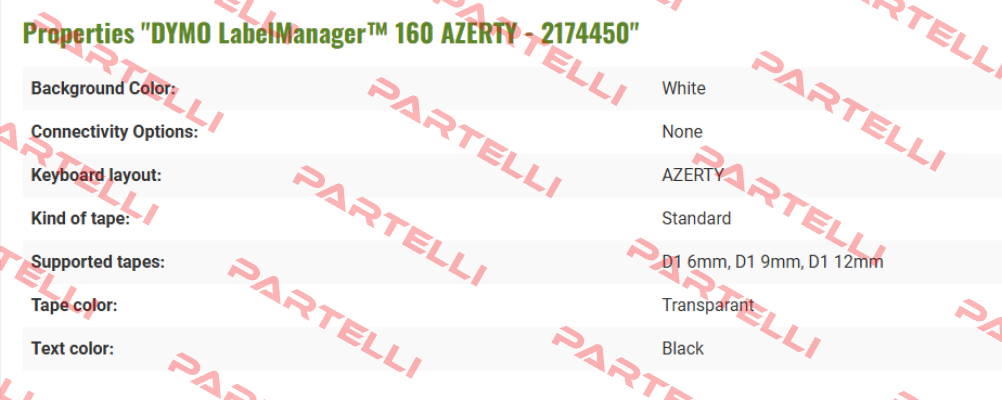 Azerty keyboard (2174450) DYMO