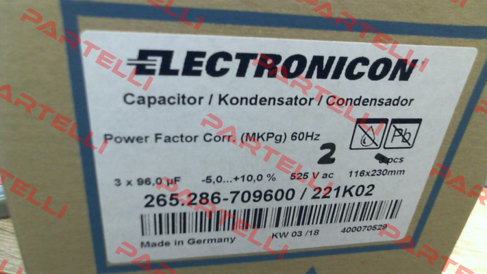 265.286-709600 Electronicon