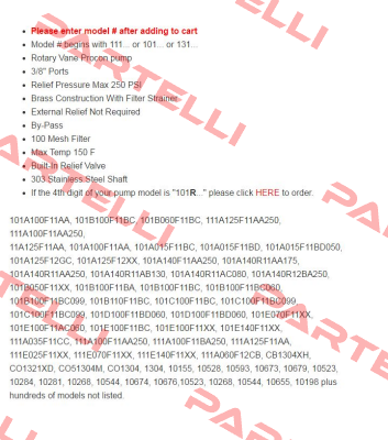 101A100F11BA170  Procon