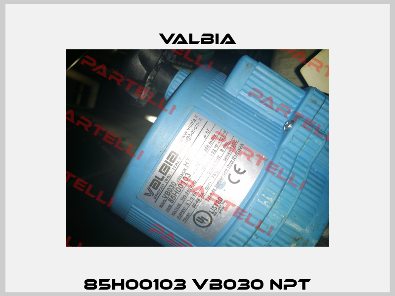 85H00103 VB030 NPT Valbia