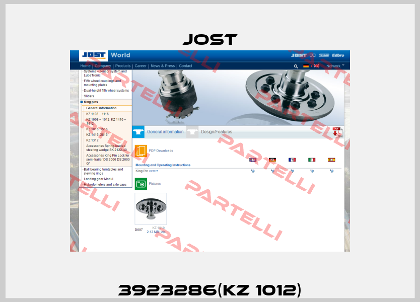  3923286(KZ 1012)  Jost