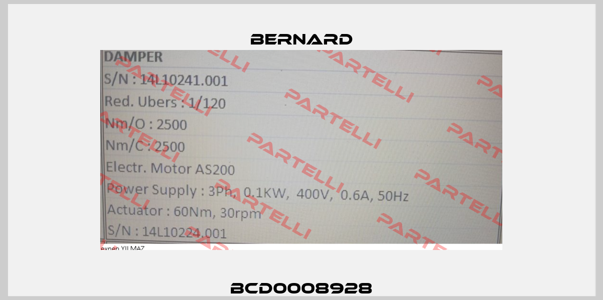 BCD0008928 Bernard
