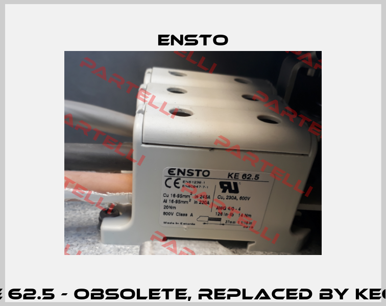 KE 62.5 - obsolete, replaced by KE62 Ensto