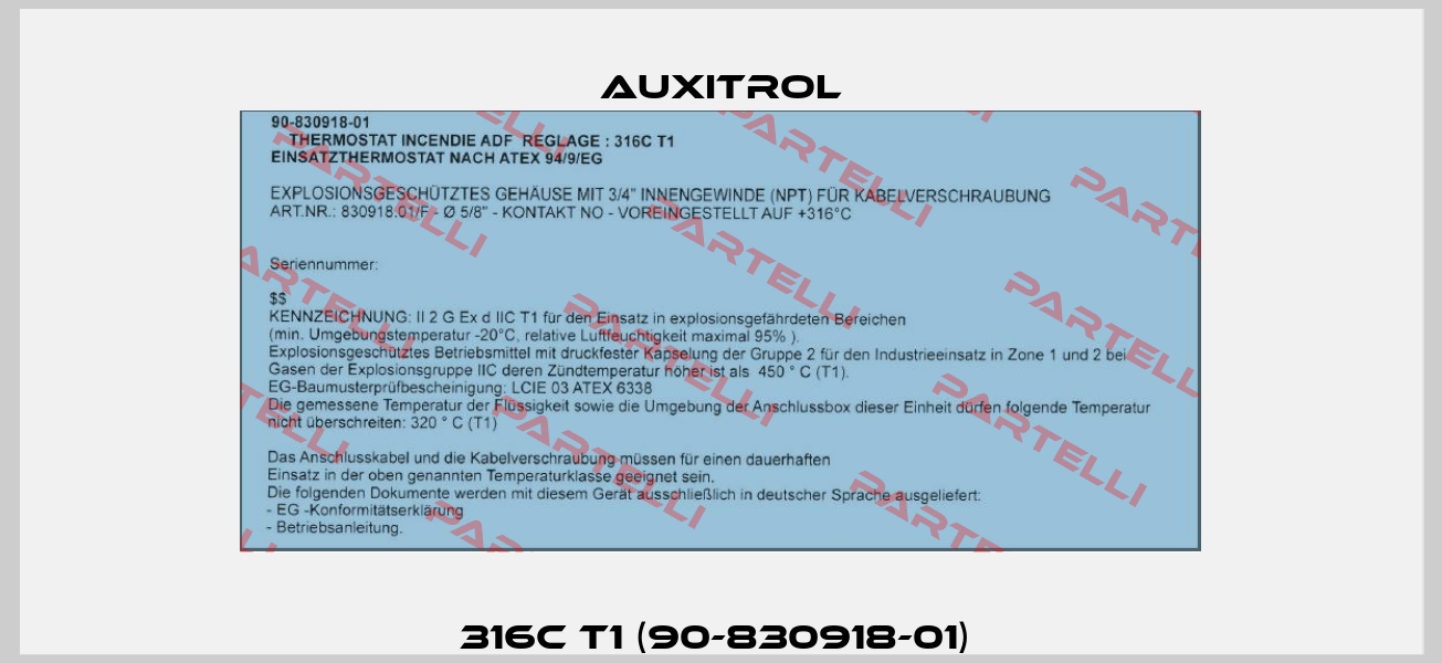 316C T1 (90-830918-01)  AUXITROL