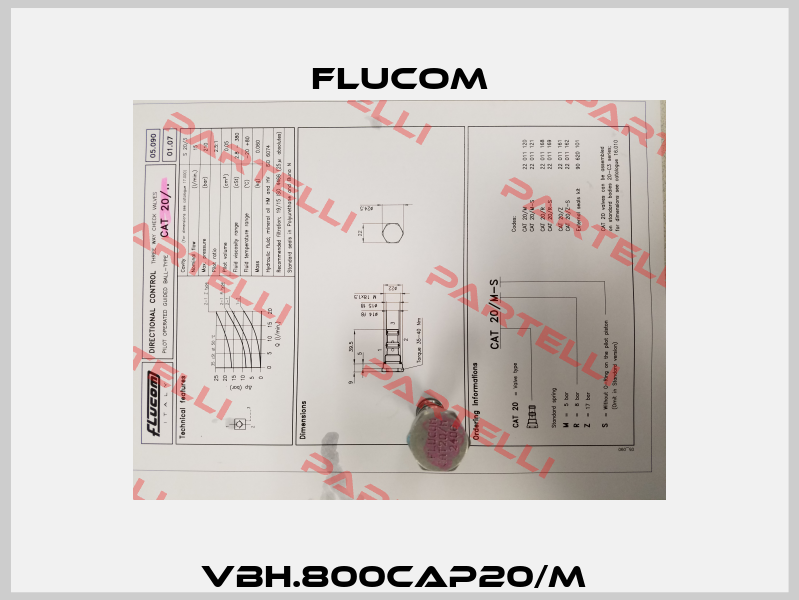 VBH.800CAP20/M  Flucom