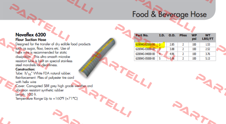 6200WG-02000-00  NOVAFLEX