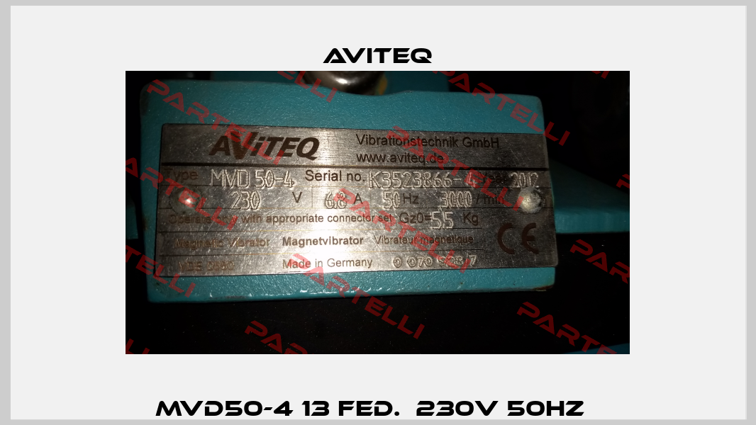 MVD50-4 13 FED.  230V 50HZ   Aviteq