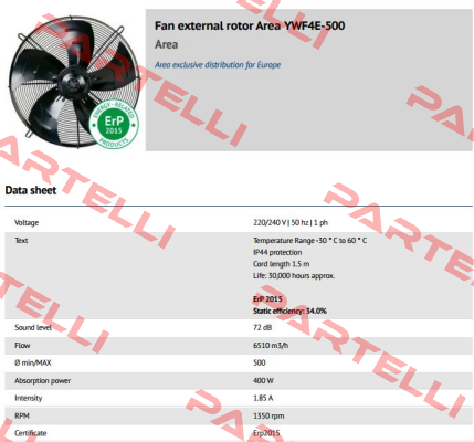 YWF4E-500 (VENT-RE-AXIAL-ASP-D500-4P-1PH AREA   ERP2015)  Weiguang