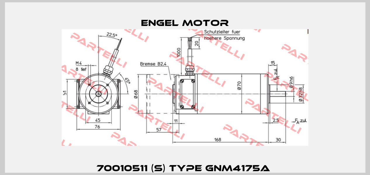 70010511 (S) Type GNM4175A  Engel Motor
