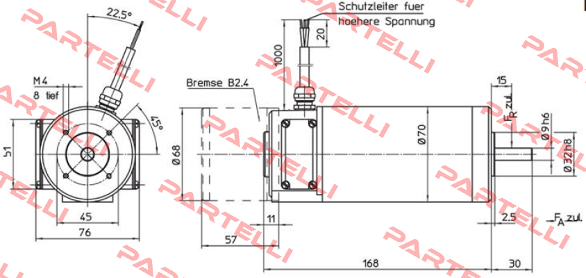 70010511 (S) Type GNM4175A  Engel Motor