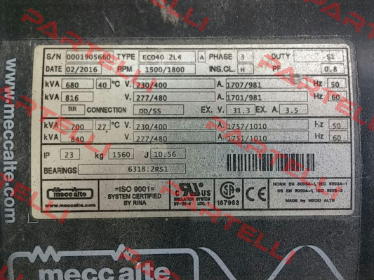 ECO402L4BMD114PD  Mecc Alte