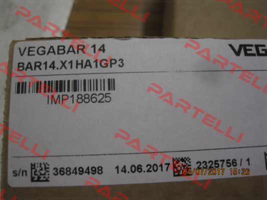 BAR14.X1HA1GP3, eID: DE50912006  Vega