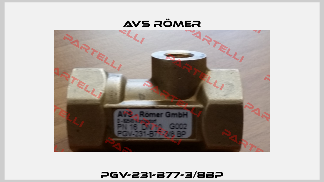 PGV-231-B77-3/8BP Avs Römer