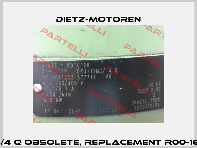 DRU112MC/4 Q obsolete, replacement R00-166057-IE2  Dietz-Motoren