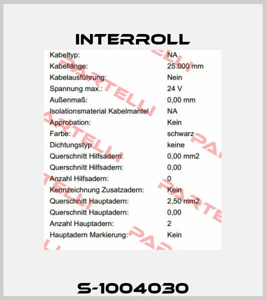 S-1004030 Interroll