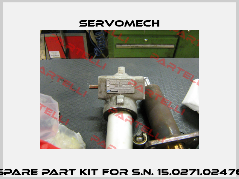 spare part kit for S.N. 15.0271.02476 Servomech