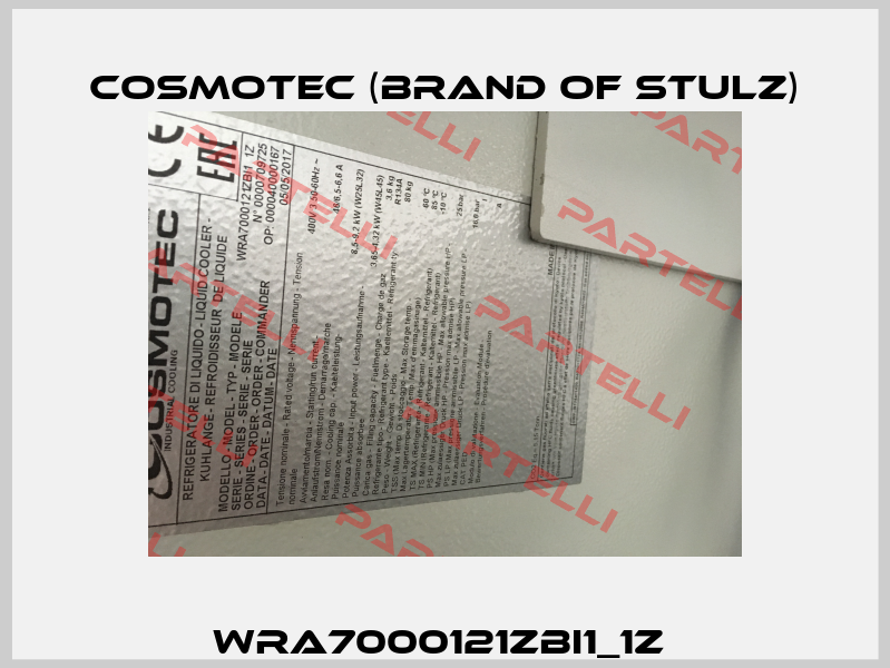WRA7000121ZBI1_1Z  Cosmotec (brand of Stulz)