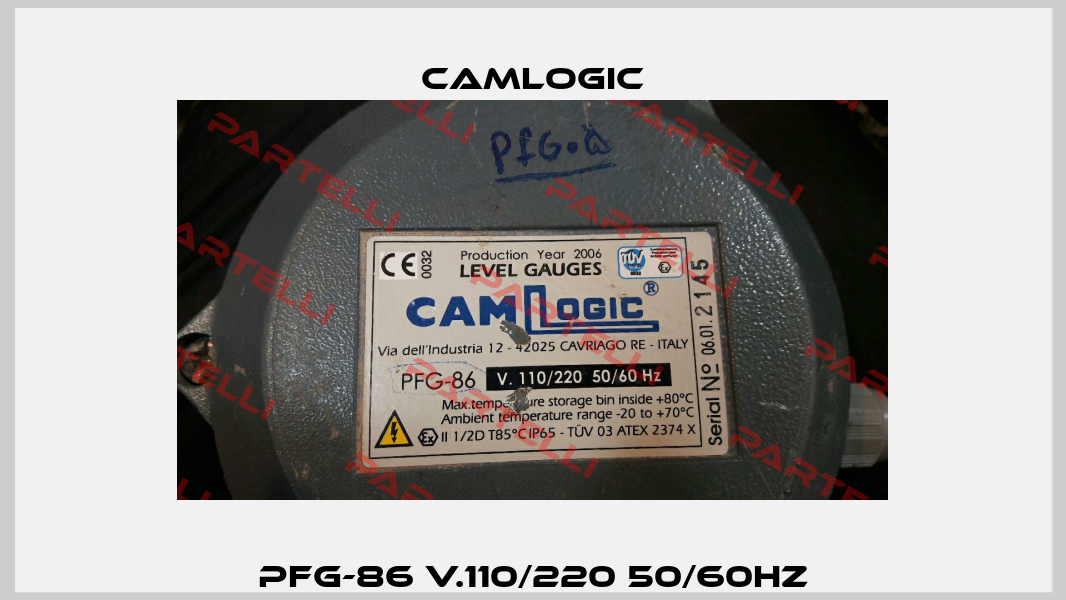 PFG-86 V.110/220 50/60Hz Camlogic
