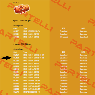 MVSI-10/1110-S90 obsolete, replaced by MVSI 10/1110-S08 Italvibras