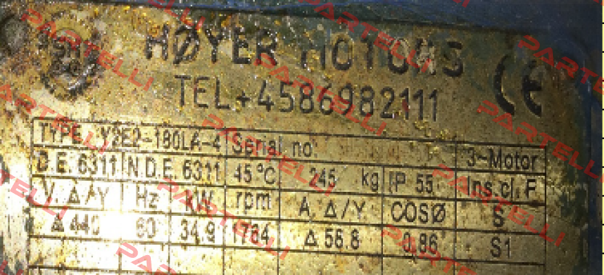 Y2E2 180LA-4 Hoyer Motors